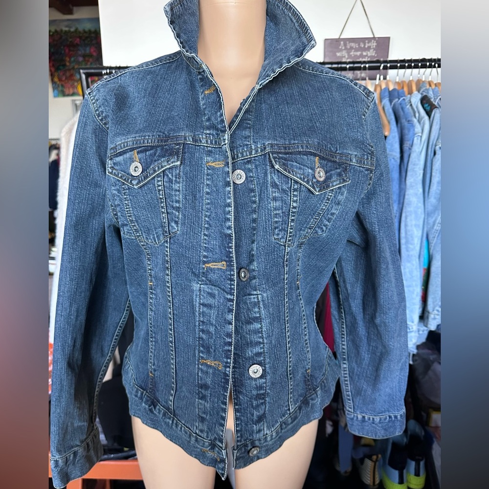 Eddie Bauer Dark Blue Denim Jacket